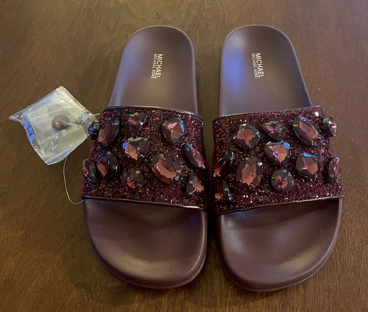 Michael kors cheap gilmore studded slides