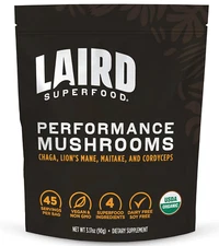 Laird Superfood Performance Mushroom Blend 3.17oz Energy Cognition FRESH