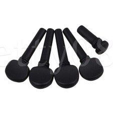 4 x Violin Tuning Pegs Black Suitable for 1/4 Violin Tuner Size 50 x 18mm