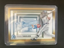 2022 Bowman Spencer Torkelson SSP Chrome Bowman In 3D Gold Refractor /50 Rookie
