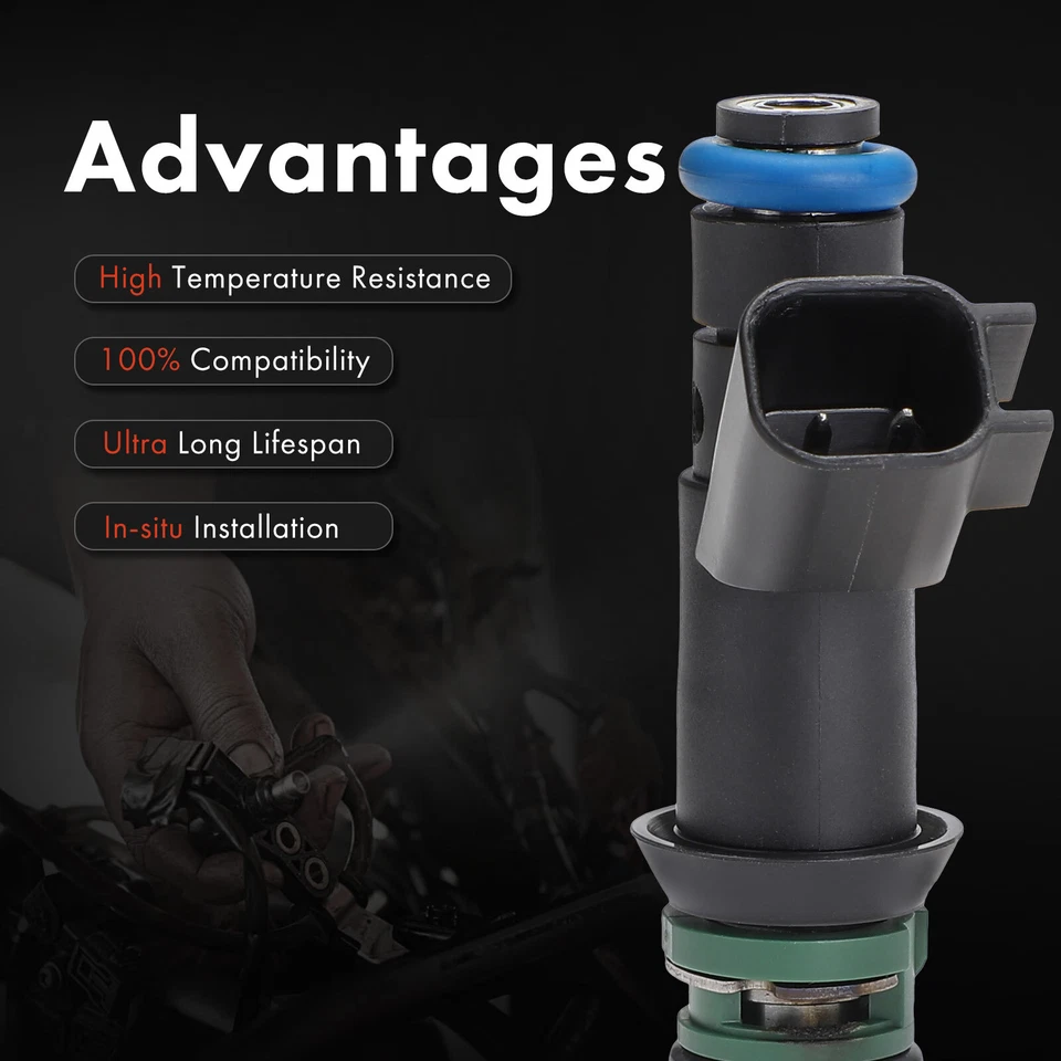 8x Inyector de combustible para Ford Thunderbird 2002 Jaguar S-Type 2000-2002 Lincoln LS Foto 4 de 4