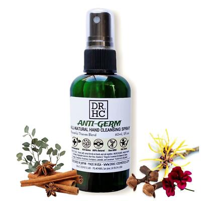 DR.HC Anti-Germ All-Natural Hand Cleansing Spray (with Powerful Thieves Blend) (
