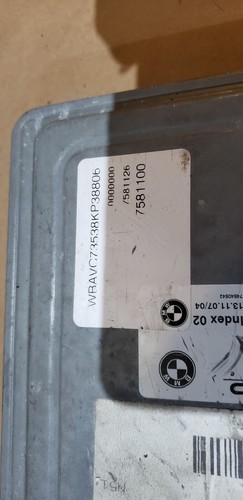 2007 BMW 328I E90 ECU ECM ENGINE CONTROL MODULE 7581126 OEM - Picture 5 of 6