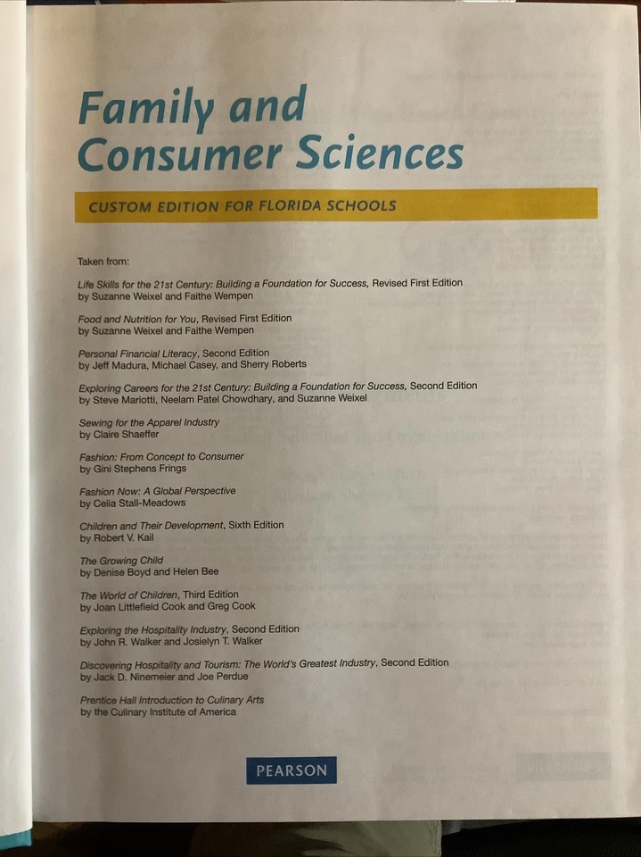 FAMILY AND CONSUMER SCIENCES-CUSTOM EDITION(FLORIDA). By Tricarico - Image 3 of 4