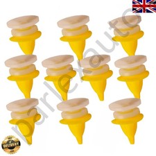 10x FOR RENAULT CLIO mk1 mk2 INTERIOR DOOR TRIM CARD PANEL PLASTIC CLIPS