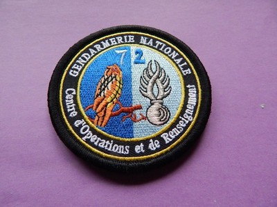 Patch Embroidered Badge - Gendarmerie Operations And Intelligence Center 72