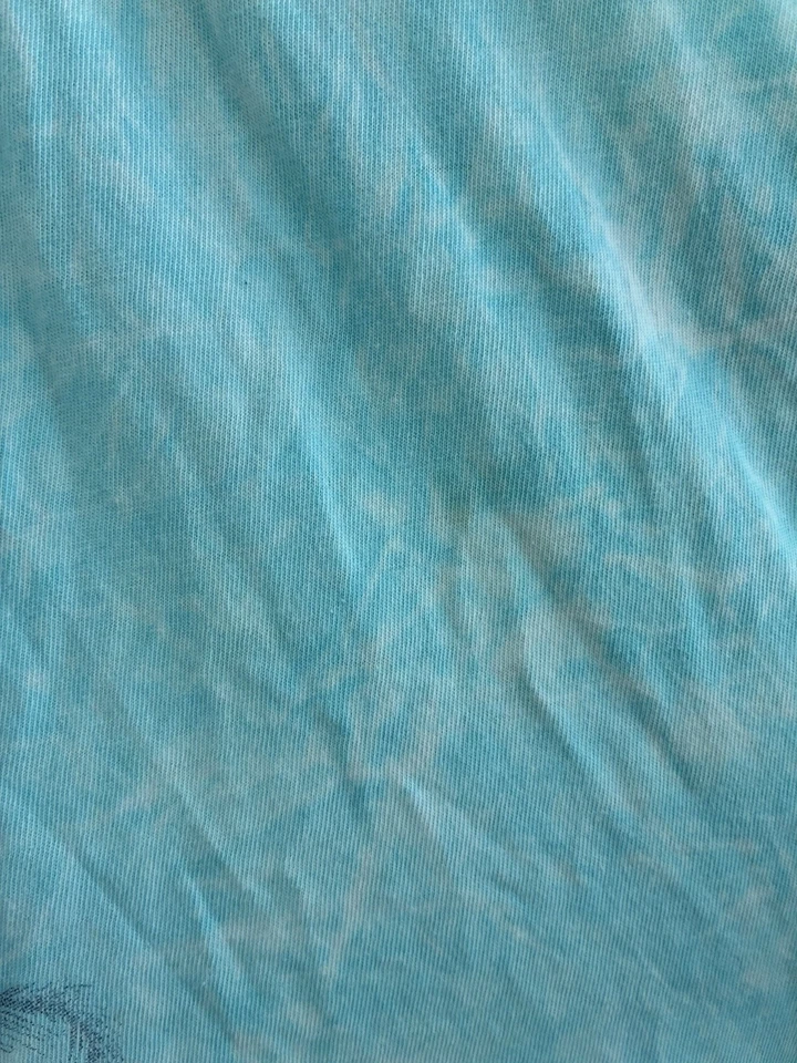 E.M.I. Camisa clásica de algodón con cuello redondo Aqua XL para mujer Aruba Caribbean Island Foto 4 de 4