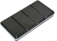 Empty Solid Watercolor Box Case, 12/24/48 Colors Empty Watercolor Palette Tin Bl