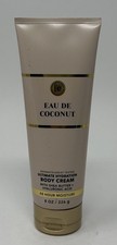 NEW Bath Body Works Eau De Coconut Ultimate Hydration Body Cream Lotion 8oz