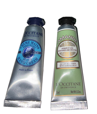 L'Occitane Hand Cream Creme Mains Dry Skin Shea & Amande Almond Delicious 0.3oz