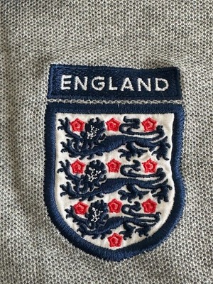 Vintage Umbro England Fußball-Poloshirt