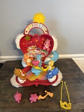 CARE BEARS Vintage Care-A-Lot Playset 1983 Complete with bears included