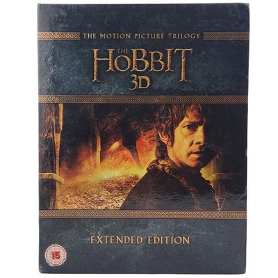 The Hobbit 3D Trilogy Extended Edition Bluray Disc 2015 Good Condition TESTED