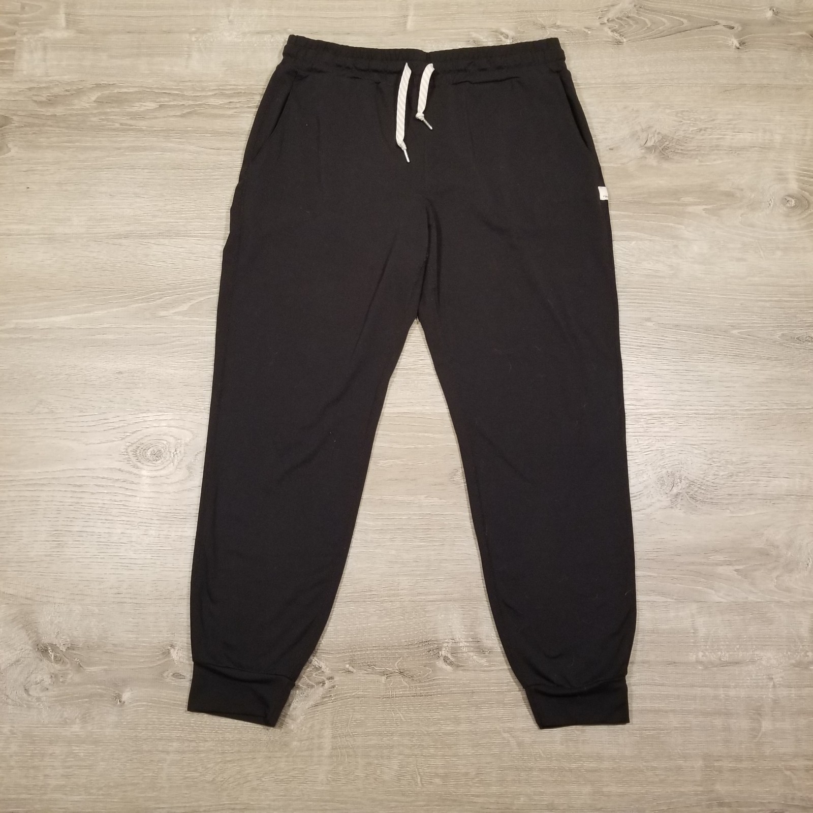 Vuori Performance Joggers Sweatpants Black Heather Womens Small Soft Stretch