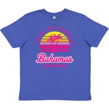 Inktastic Enjoy The Sunshine Bahamas Summer Paradise Youth T-Shirt Palm Trees