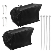 Braveboy 2 x 115-4664 Lawn Mower Grass Catcher Bag & 1 x 132-4483-03 Frame, C...