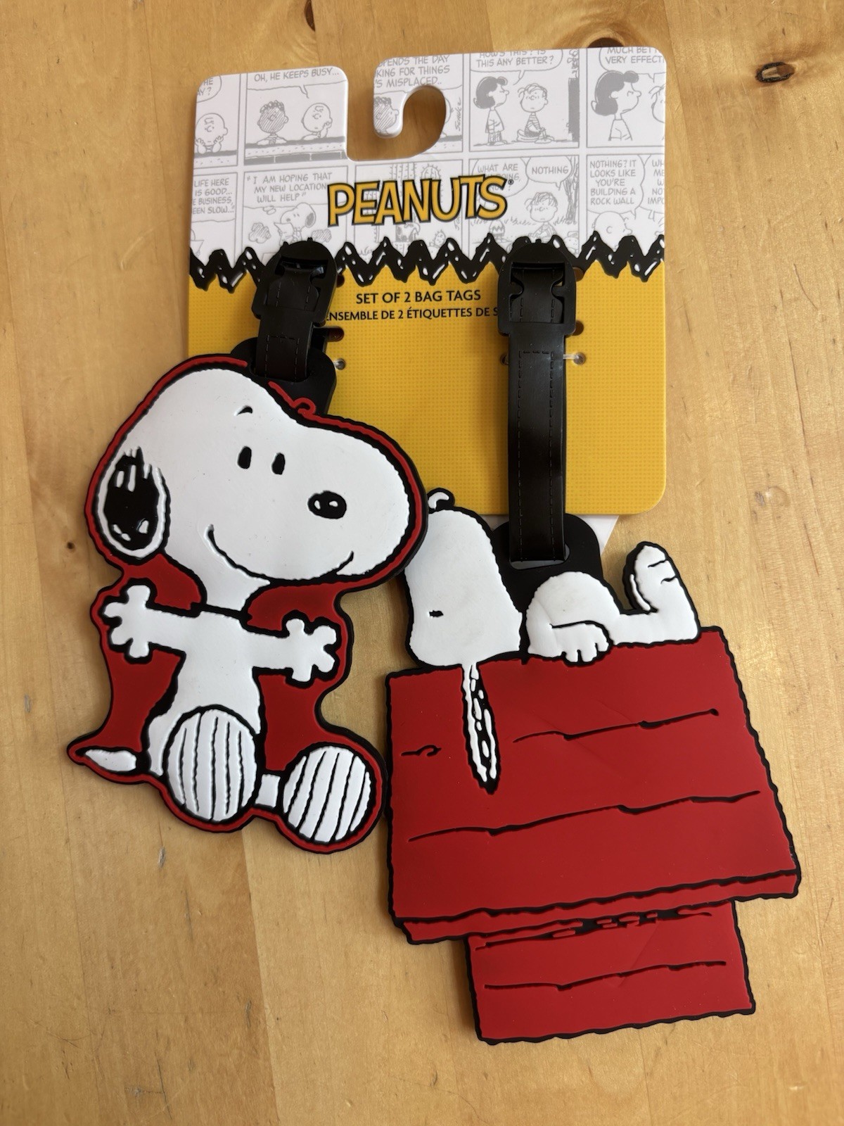 Peers Hardy - Peanuts Snoopy Red, White & Black 2 Piece Luggage New