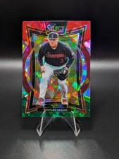 2025 Panini Select #64 Rintaro Sasaki Red and Green Ice Prizms