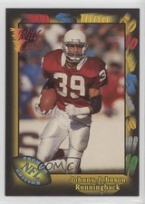 1991 Wild Card Johnny Johnson #74 0st9