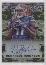 2016 Panini Prizm Collegiate Draft Picks Camo 15/199 Demarcus Robinson Auto 0r4