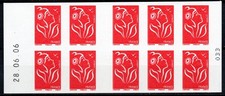 France 2006 Carnet ouvert Marianne de Lamouche rouge 3744A-C1