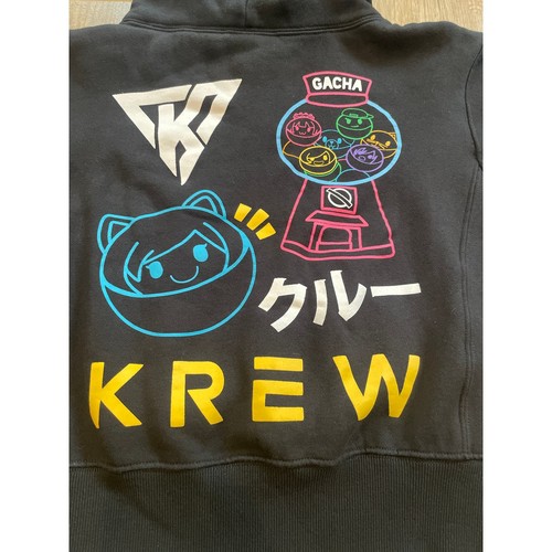Its Funneh KREW Hoodie Youth Size Medium Black Kennedy Graphic Y2K - Picture 5 of 8