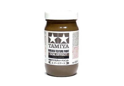 2x TAMIYA 87121 Model Paints & Finishes Diorama Texture Soil Dark Earth CA480