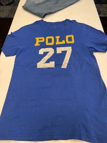 Polo Ralph Lauren Boys Jeans Sz 14-16 & Blue Tee Shirt Sz XL 2 Pcs Set - Bild 2 von 13