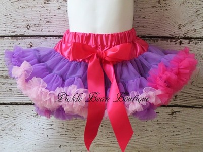 New Baby Girls Tutu 1-2 Years Pettiskirt Pink Mint Lavender Purple Blush Yellow