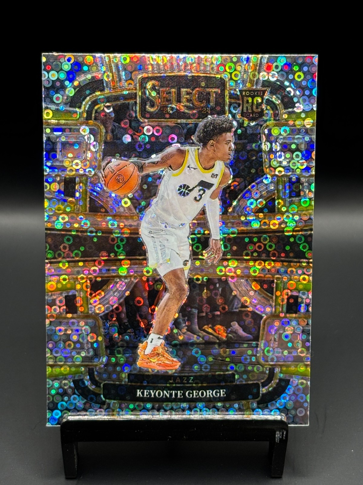 2023-24 Panini Select - Concourse Keyonte George #75 Disco Prizm RC
