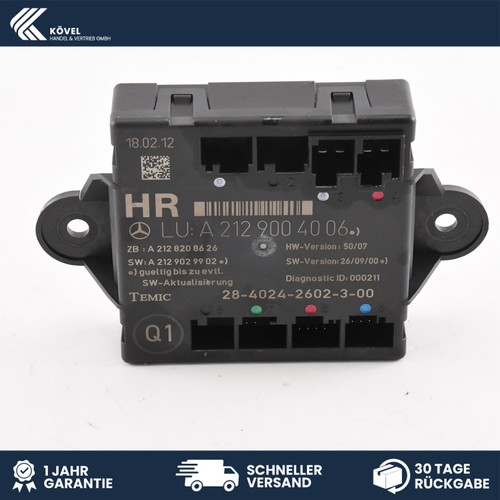 Türsteuergerät hinten rechts Mercedes Benz C-Klasse W204 A2129004006