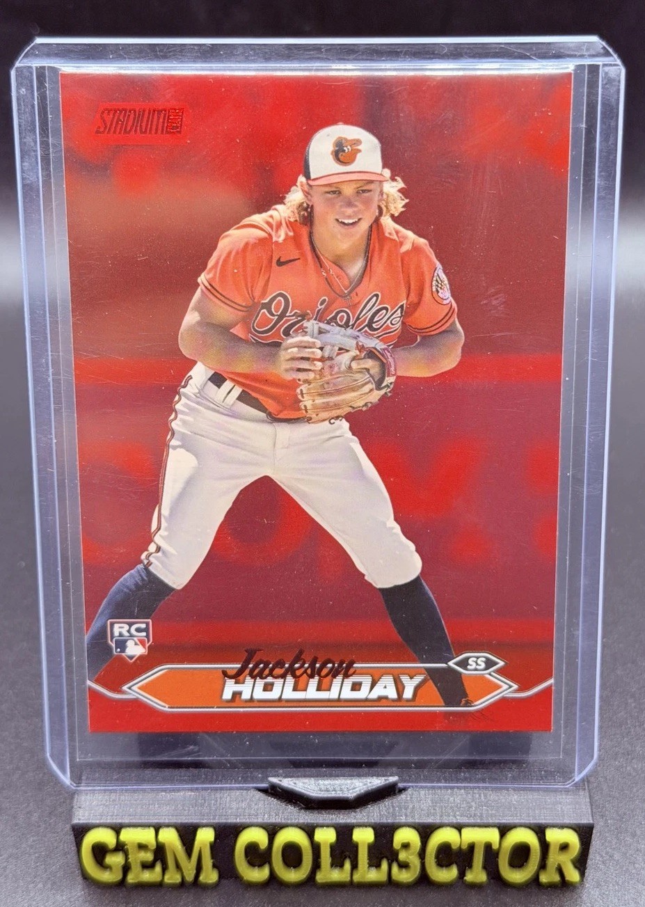 2024 Topps Stadium Club - Jackson Holliday #211 Red Foil (RC)