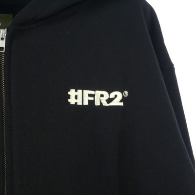 FR2 Ise Embroidery Paisley Pattern Zip-up Hoodie Embroidered