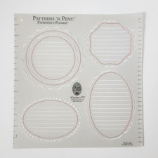 Creative Memories Storylines Patterns N Pens Journalling Scrapbooking Stencil