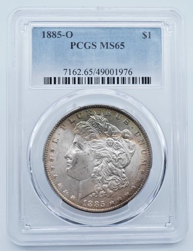 1885-O Morgan Silver Dollar PCGS MS 65 -  T125