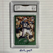 2002 Topps Tom Brady #248 GMA 8.5 Second Year New England Patriots 
