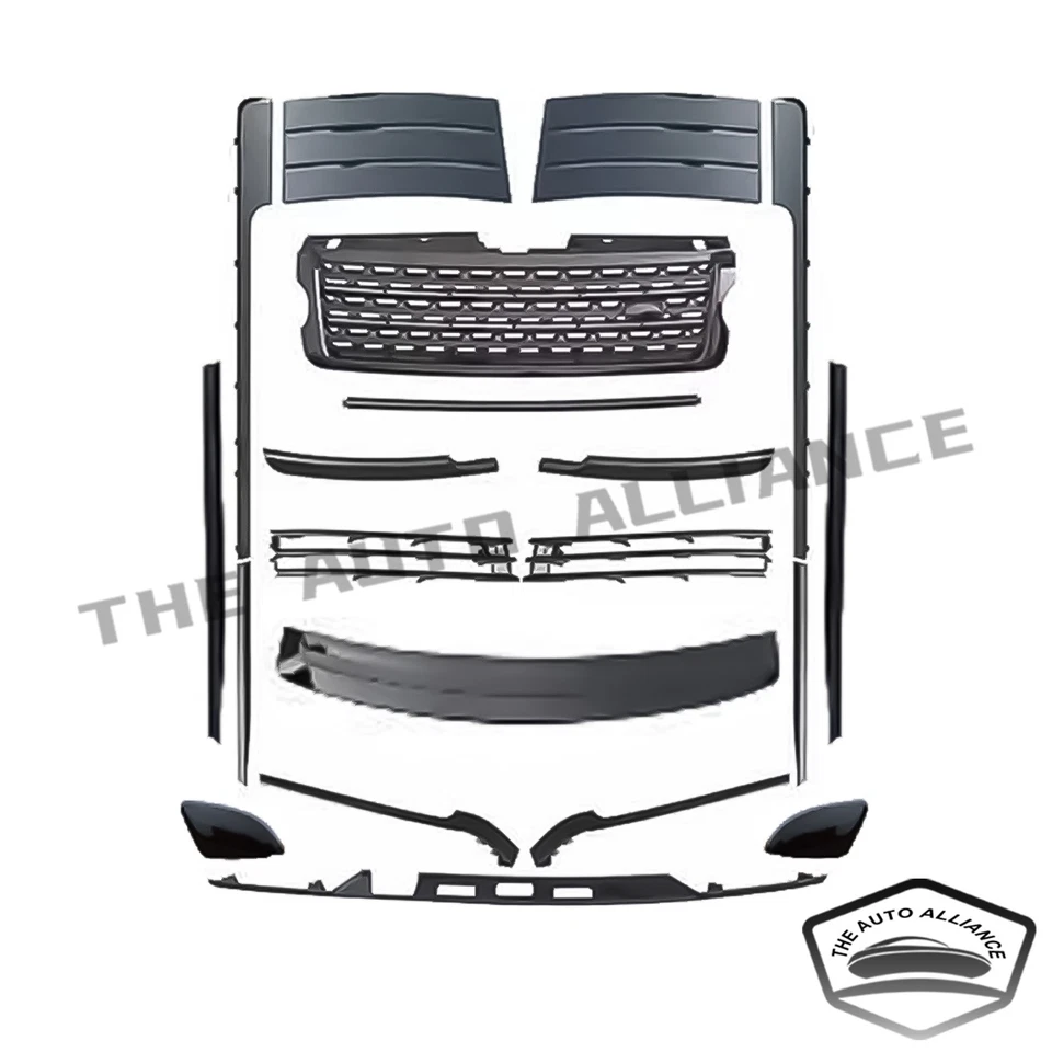 Комплект кузова в черную полоску для Land Rover Range Rover Vogue 2013-2017 годов выпуска SWB для подтяжки лица - Изображение 2 из 4
