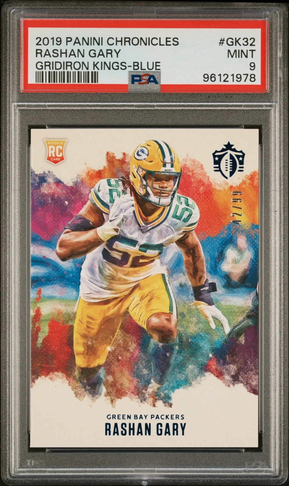 Rashan Gary Panini Chronicles Gridiron Kings #GK32 Blue