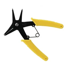 Yellow Circlip Pliers Internal External 2 in 1 Snap Ring Plier Combination