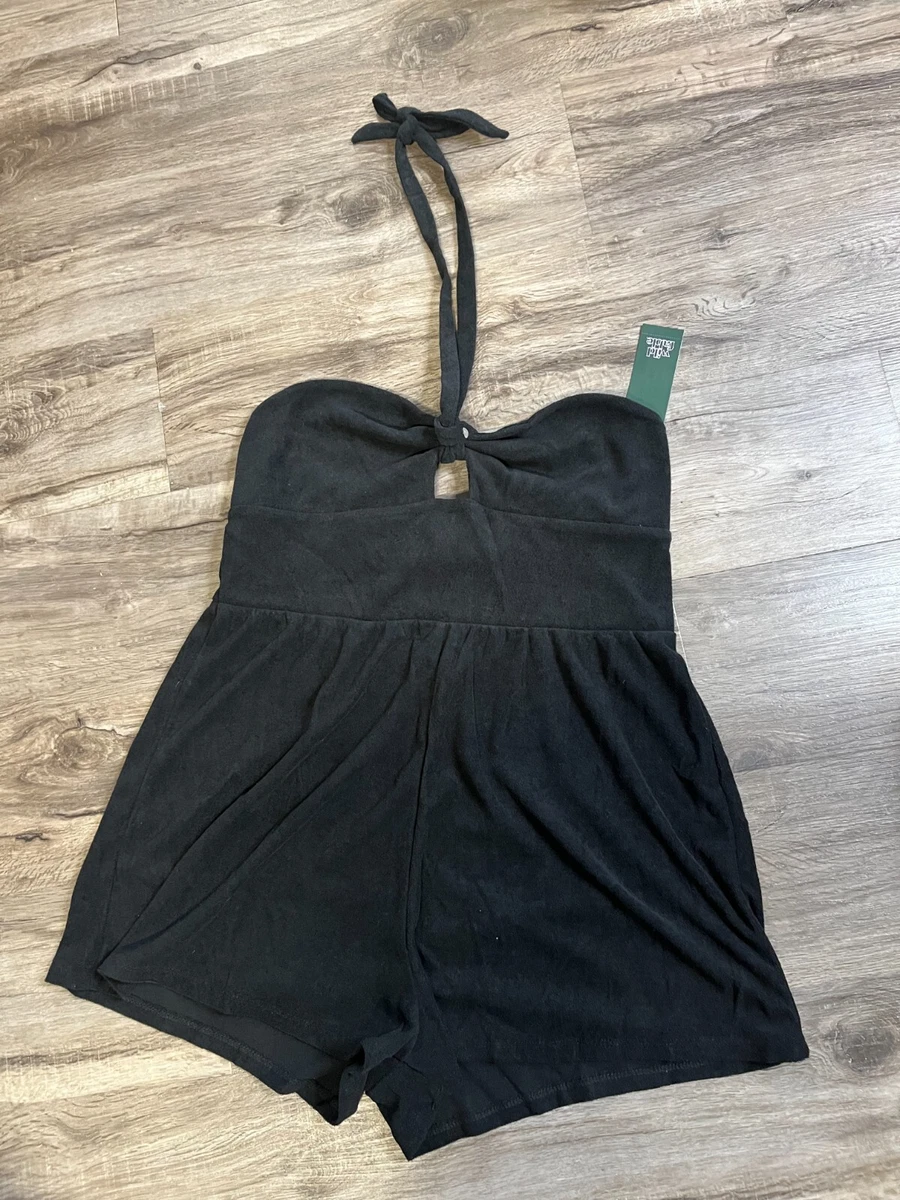 Terry Romper Solid Jumpsuits & Rompers for Women for sale | eBay