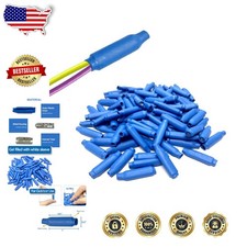 Blue B Wire Connectors - 1000pk, Waterproof Silicone Gel, Brass Crimp, Certi...