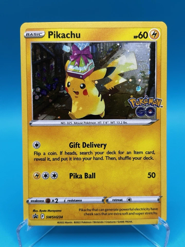 Pikachu SWSH234 SWSH: Sword & Shield Promo Cards Holo Swirl - Image 4 of 4
