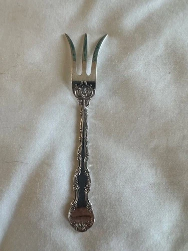 Gorham Strasbourg Sterling Silver Lemon Fork No Mono