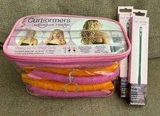 CURLFORMERS 40 count No Heat Curlers Spiral Curls Styling Kit/ Super Long Hair