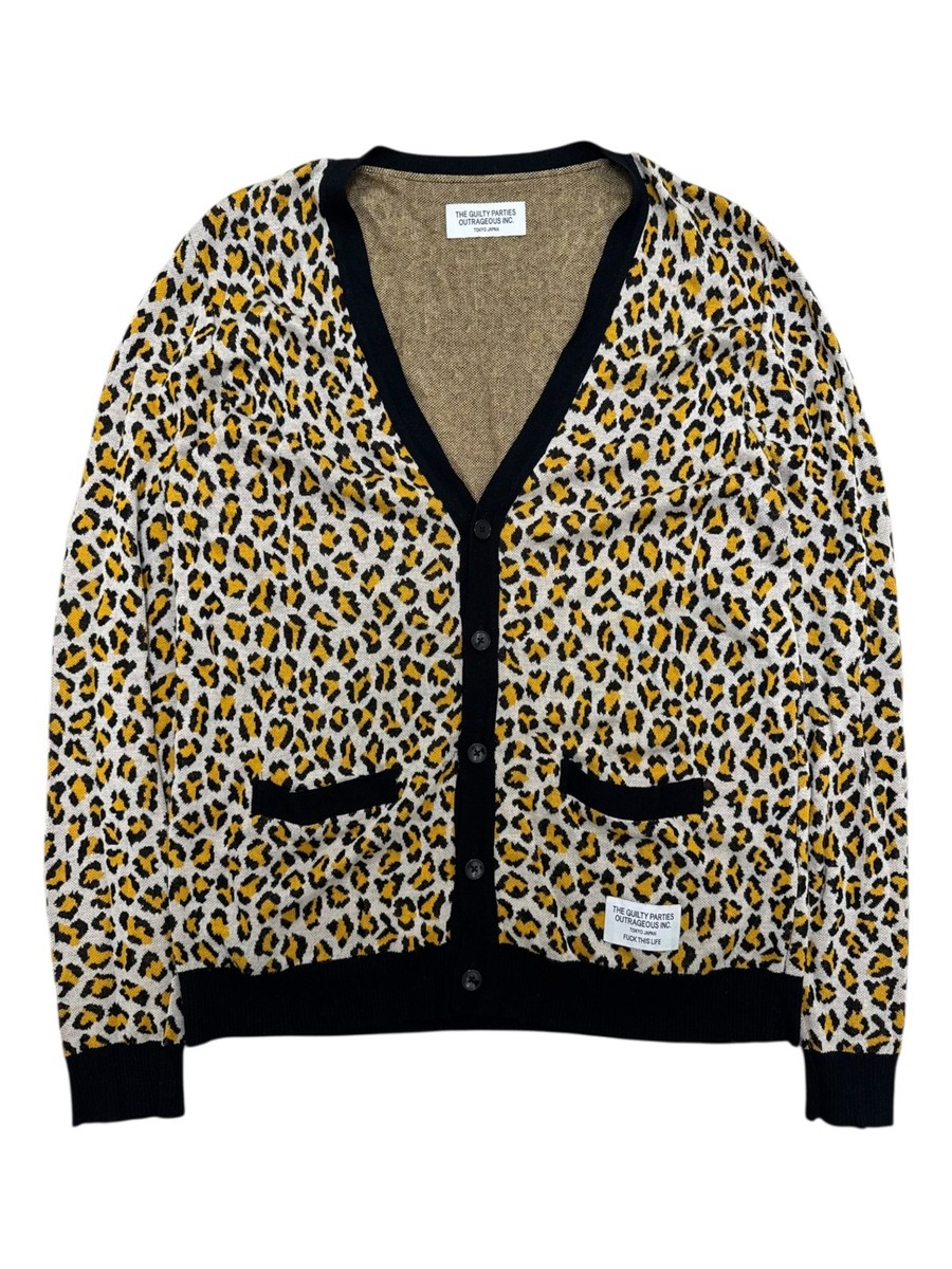 Size Medium Wacko Maria Guilty Parties Cheetah Pattern Knit THE