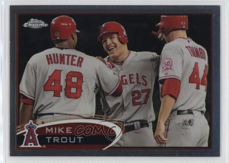 2012 Topps Chrome Mike Trout #144 14b5