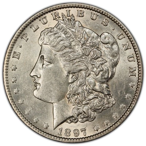 1897-O  Morgan Silver Dollar - PCGS GOLD SHIELD AU55 - ORIGINAL BETTER DATE!