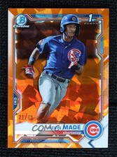2021 Bowman Chrome Sapphire Prospects Orange Refractor 21/75 Kevin Made 0r9g