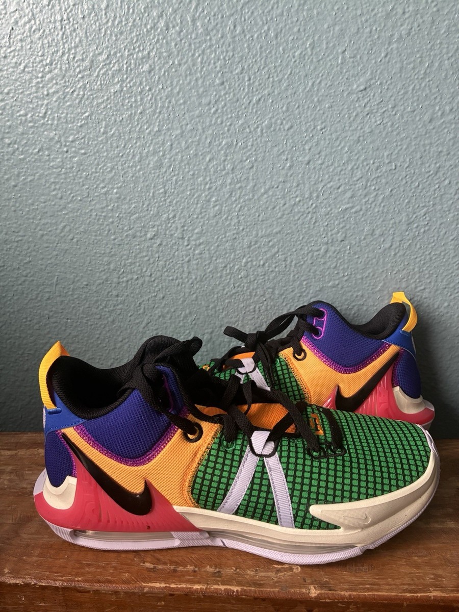 10K 7色マルチリング13 5 Nike LeBron Witness 7 Multi-Color Sneakers Size 10.5 | eBay