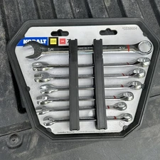 Kobalt 7 pc Multi-fit Combination SAE Wrench Set 0338604 / 85552 Lifetime - NEW
